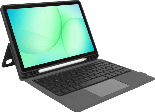 BlueBuilt Samsung Galaxy Tab A11 Plus Toetsenbord Hoes QWERTY Zwart