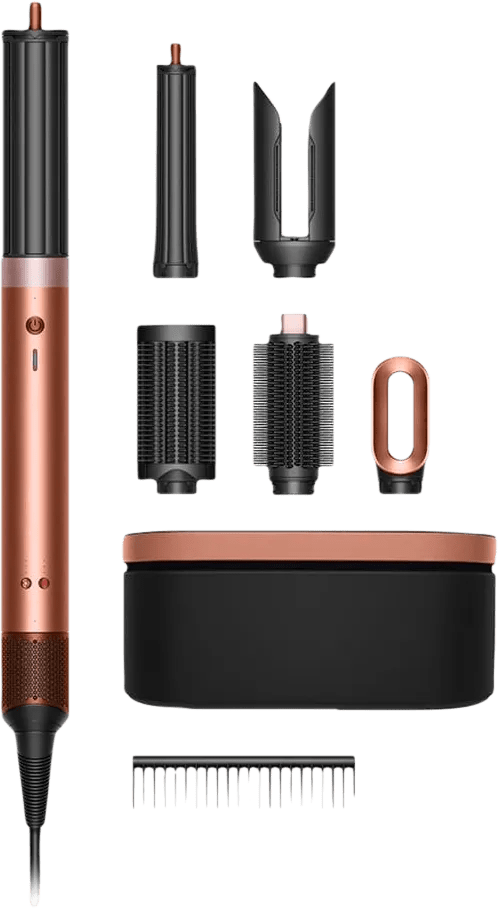 Dyson Airwrap Co-anda 2x Straight + Wavy Limited Edition Amber Silk