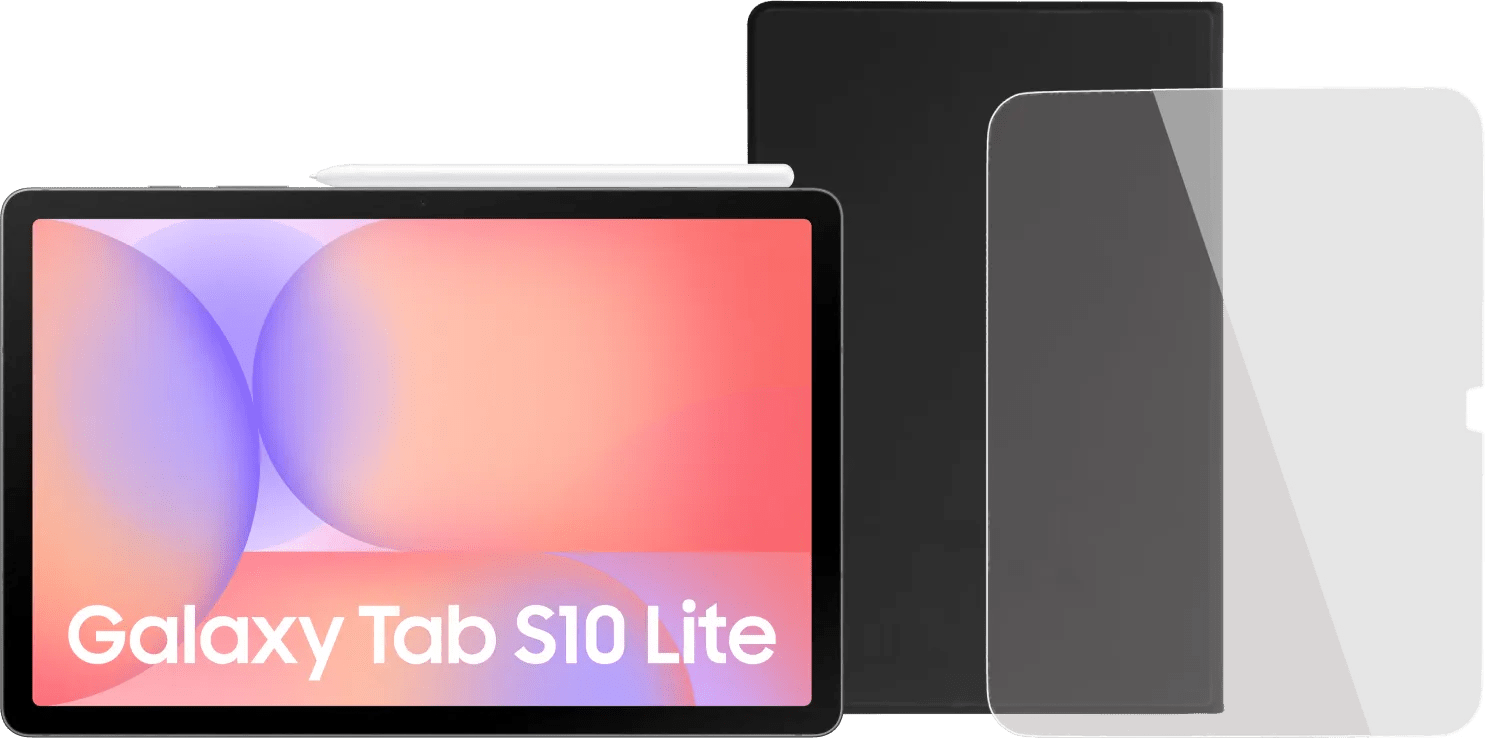 Samsung galaxy tab s10 lite 10,9 inch 128 gb wifi grijs + beschermpakket 1 Samsung galaxy tab s10 lite 10