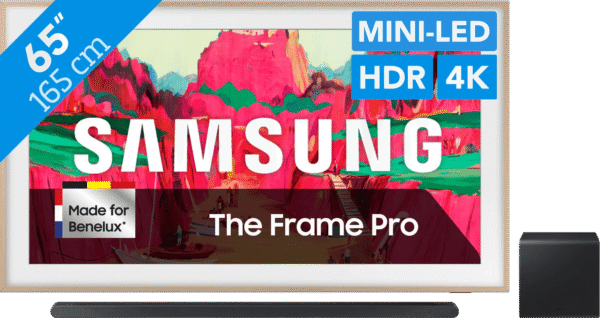 Samsung 65" The Frame Pro LS03FW (2025) + Samsung HW-S800D Zwart (2024)