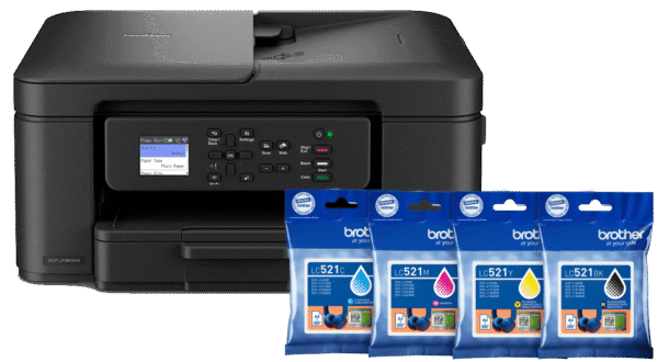 Brother DCP-J1360DW + 1 set extra cartridges