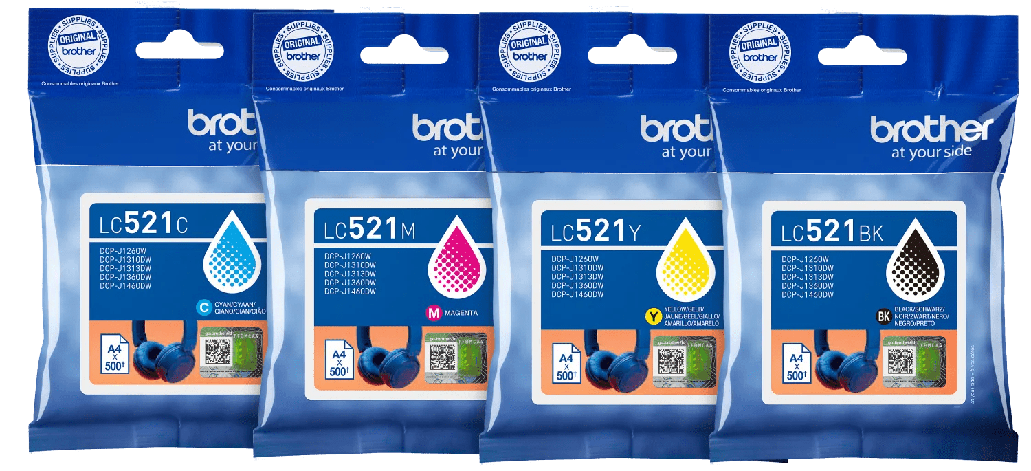 Brother lc-521 cartridge combo pack 1 Brother lc-521 cartridge combo pack