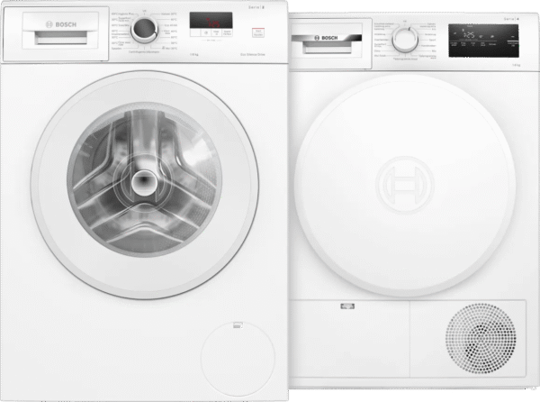 Bosch WGE0340CNL + Bosch WTH8300CNL