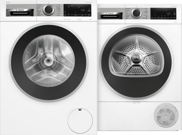 Bosch WGG244FLNL i-DOS + Bosch WQG233DLNL