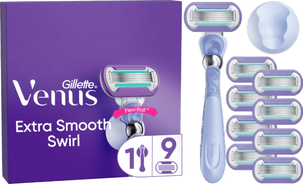 Gillette Venus Extra Smooth Swirl + 9 Navulmesjes