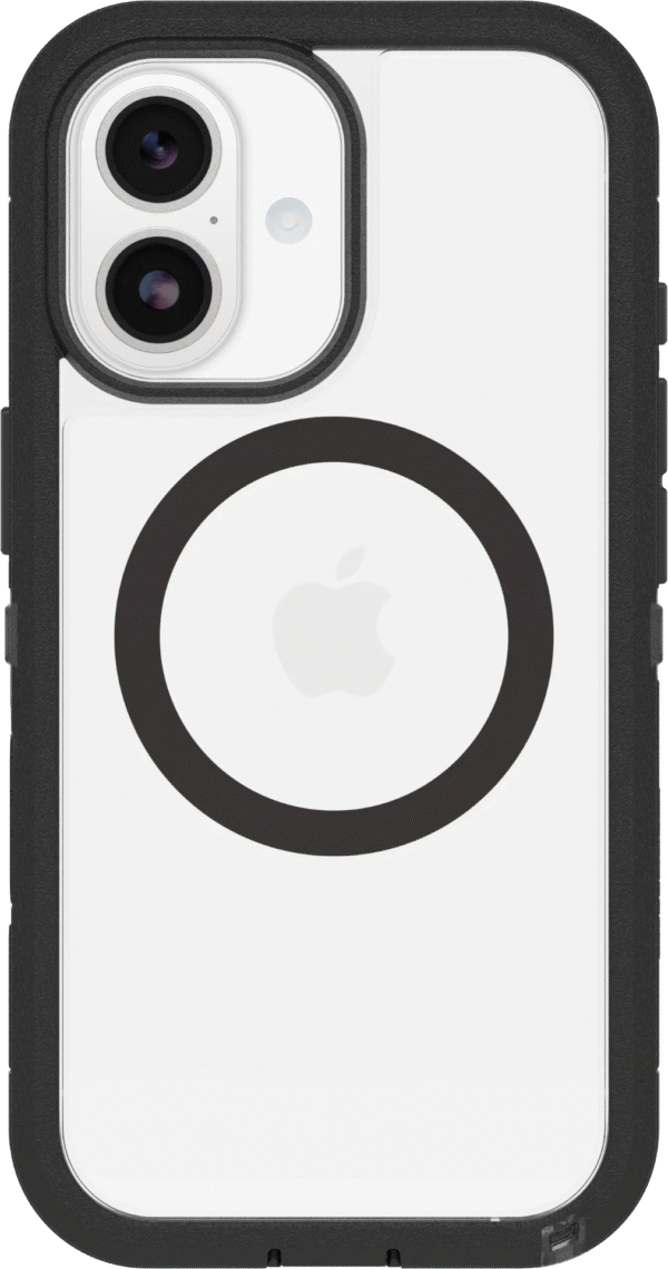 Otterbox Defender Pro XT iPhone 17 Back Cover met MagSafe Magneet Transparant Zwarte Rand