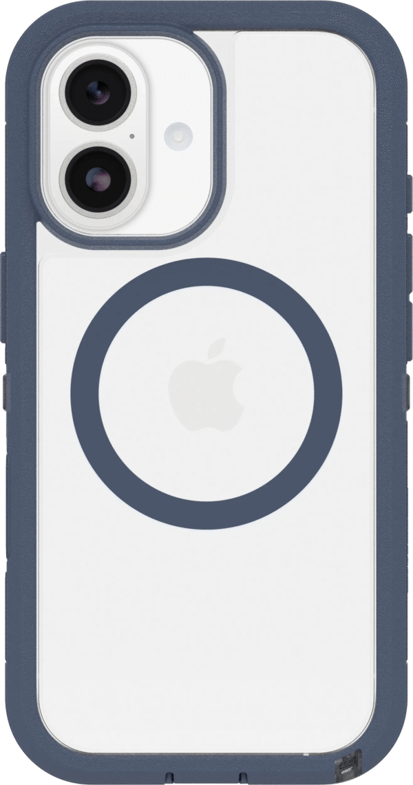 Otterbox Defender Pro XT iPhone 17 Back Cover met MagSafe Magneet Transparant Blauwe Rand