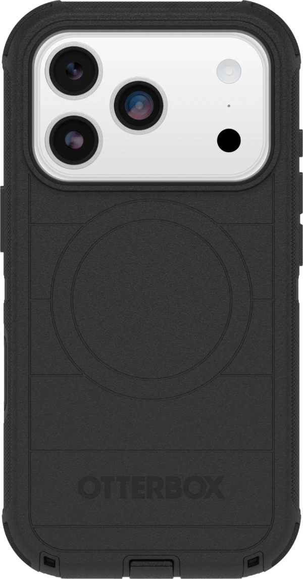 Otterbox Defender Pro iPhone 17 Pro Back Cover met MagSafe Magneet Zwart