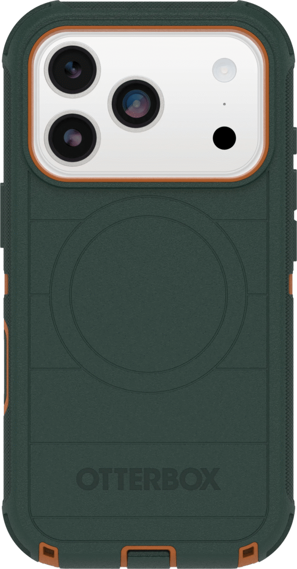 Otterbox Defender Pro iPhone 17 Pro Back Cover met MagSafe Magneet Groen
