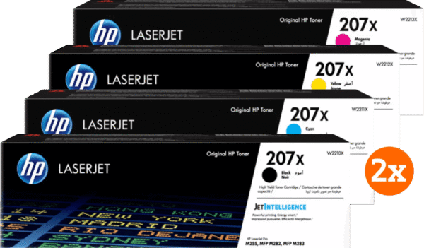 HP 207X Toner Combo Pack (2 stuks)