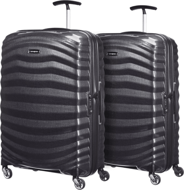 Samsonite Lite-Shock Spinner 69cm Duo Pack Black