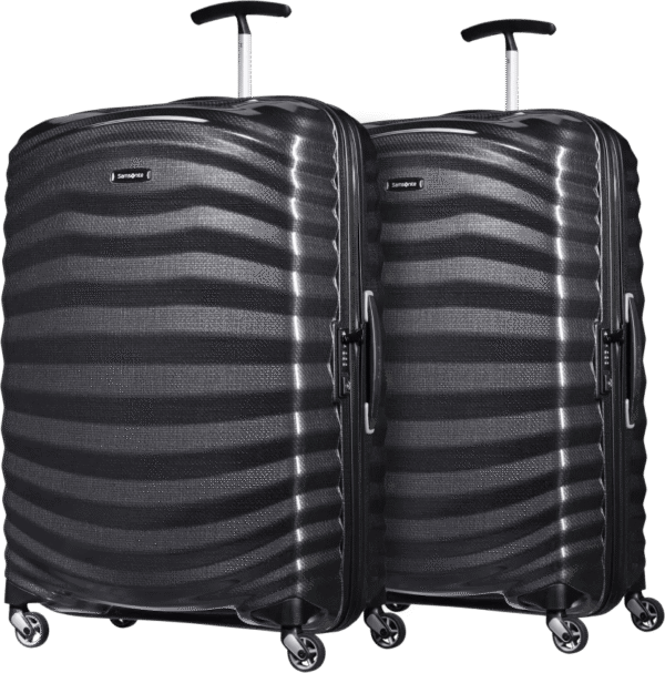 Samsonite Lite-Shock Spinner 75cm Duo Pack Black
