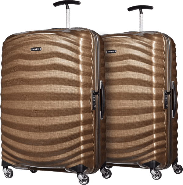 Samsonite Lite-Shock Spinner 75cm Duo Pack Sand