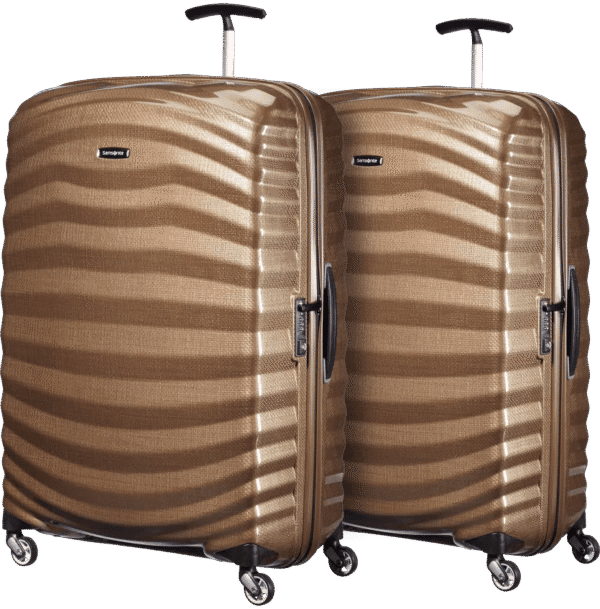 Samsonite Lite-Shock Spinner 81cm Duo Pack Sand