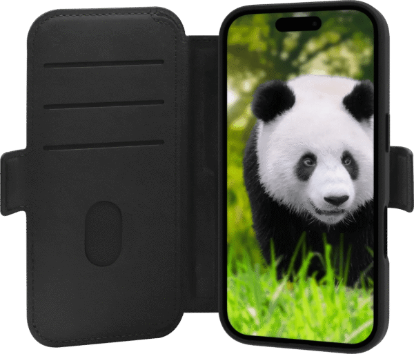 DBramante1928 Lynge iPhone 17 Book Case Leer met MagSafe Zwart
