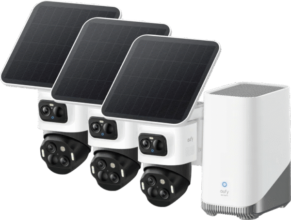 Eufycam S4 3-pack + HomeBase 3