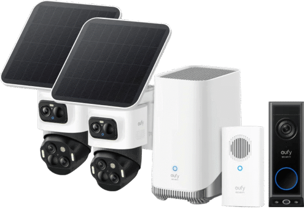 EufyCam S4 Duo Pack + HomeBase 3 + Video Doorbell E340 + Chime