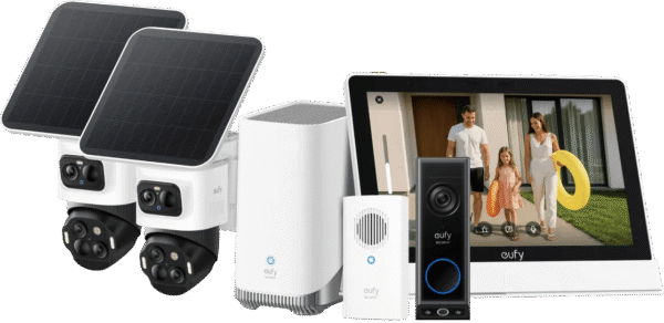 EufyCam S4 Duo Pack + HomeBase 3 + Video Doorbell E340 + Smart Display E10