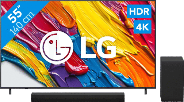 LG 55" QNED82 4K (2025) + LG DS40T