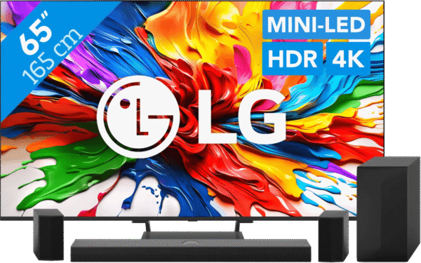 LG 65" QNED93 EVO 4K (2025) + LG DS70TR