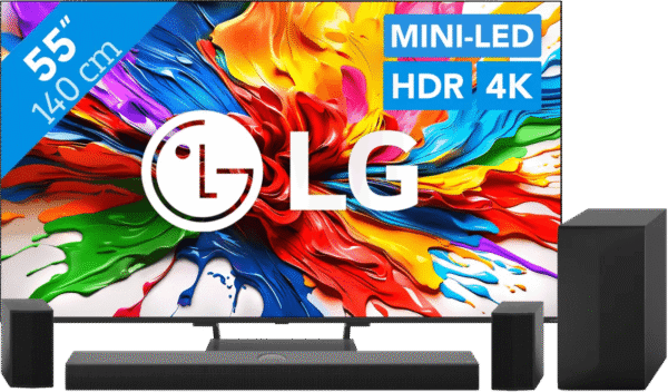 LG 55" QNED93 EVO 4K (2025) + LG DS70TR