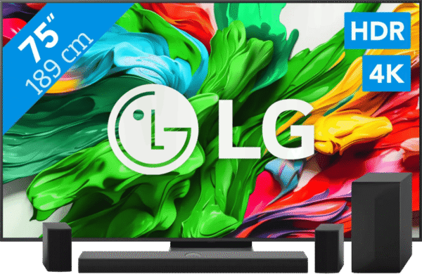 LG 75" QNED86 EVO 4K (2025) + LG DS70TR