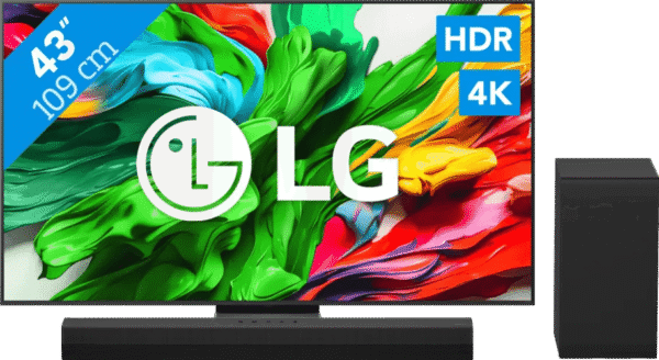 LG 43" QNED86 EVO 4K (2025) + LG DS40T
