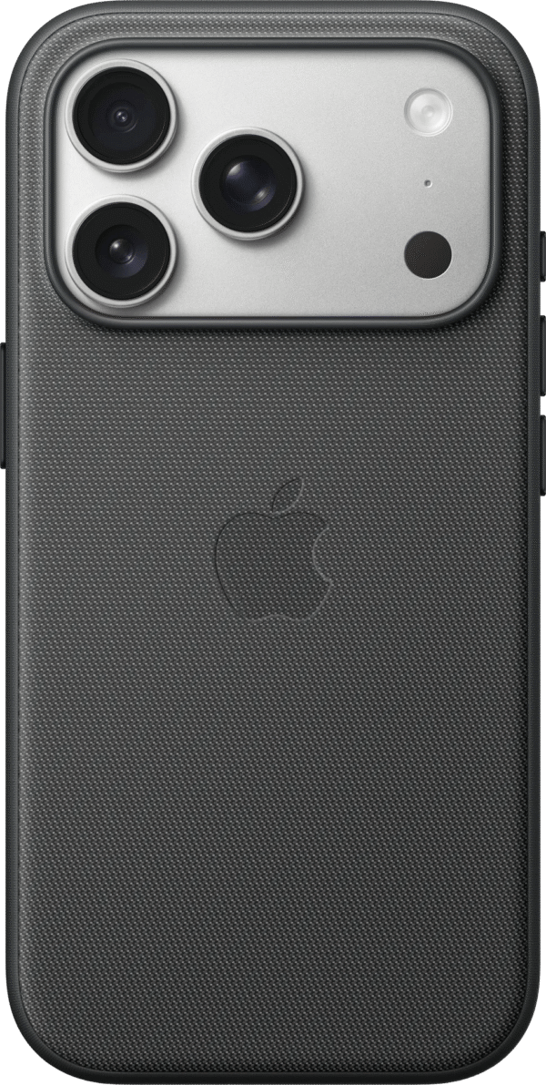 Apple iPhone 17 Pro TechWoven Back Cover met MagSafe Zwart