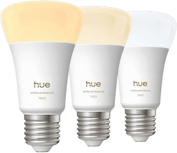 Philips Hue White Ambiance E27 1100lm 3-pack