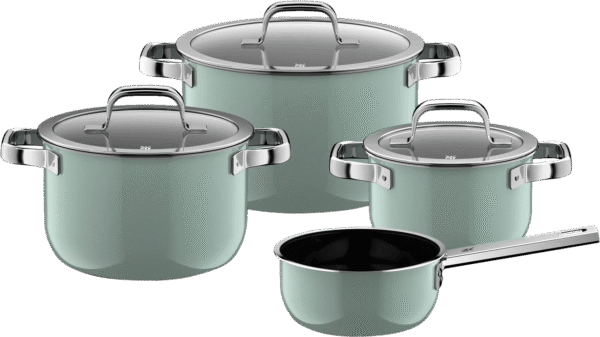 WMF Fusiontec Mineral Pro Pannenset 4-delig Eucalyptus Haze