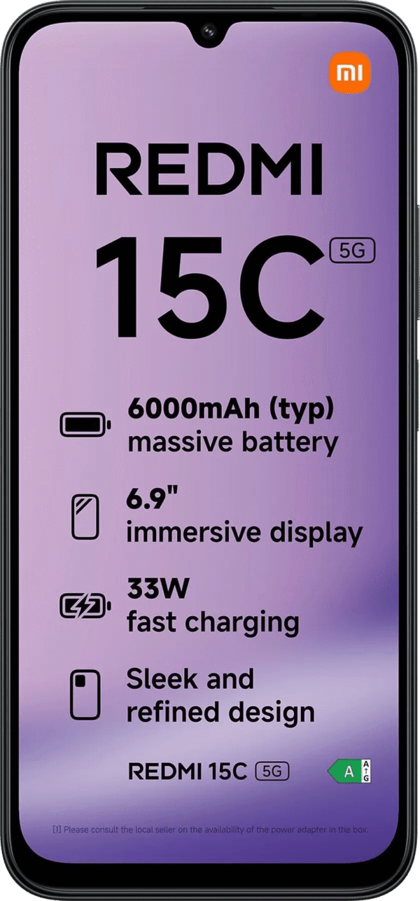 Redmi 15C 256GB Zwart 5G