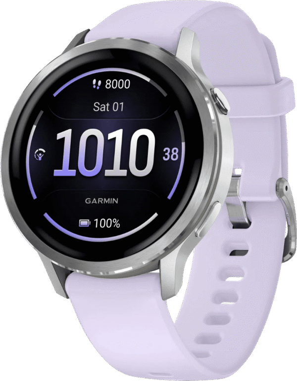 Garmin Venu 4 Zilver/Paars 41 mm