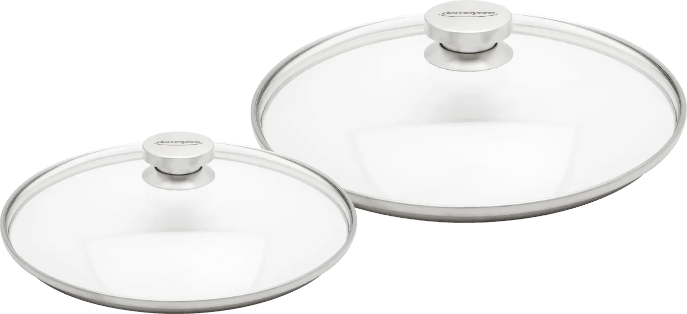 Demeyere glazen dekselset 24 + 28 cm 1 Demeyere glazen dekselset 24 + 28 cm