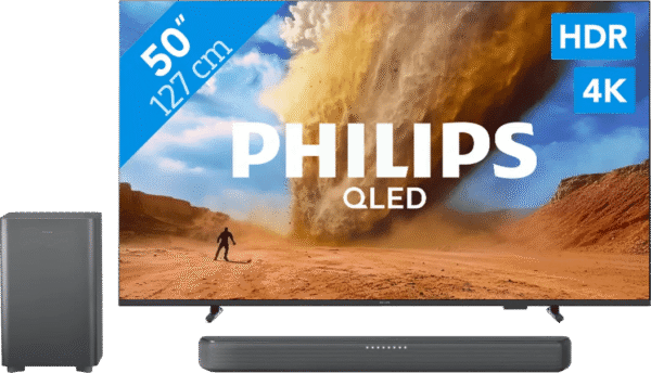 Philips 50" PUS7800 QLED 4K (2025) + Philips TAB5309