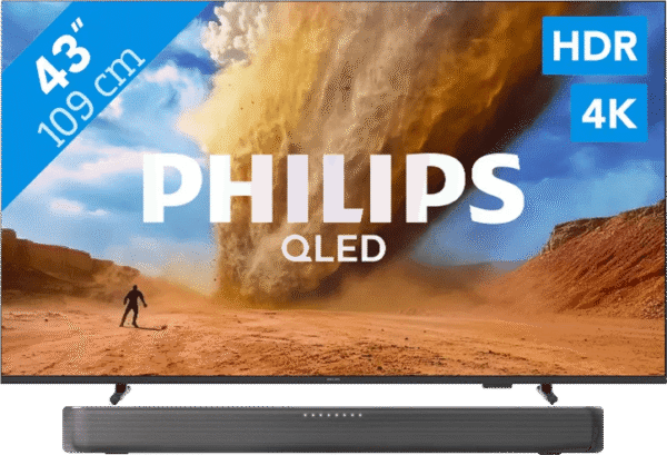 Philips 43" PUS7800 QLED 4K (2025) + Philips TAB5109