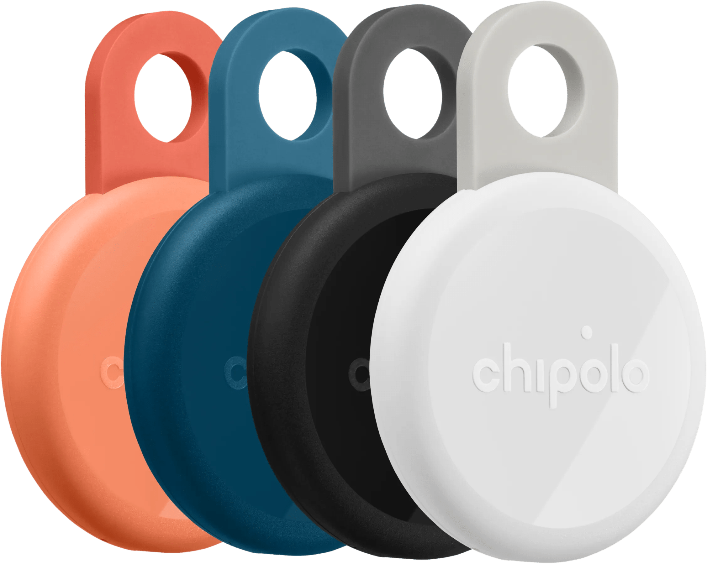 Chipolo loop 4-pack koraal, blauw, zwart, wit 1 Chipolo loop 4-pack koraal