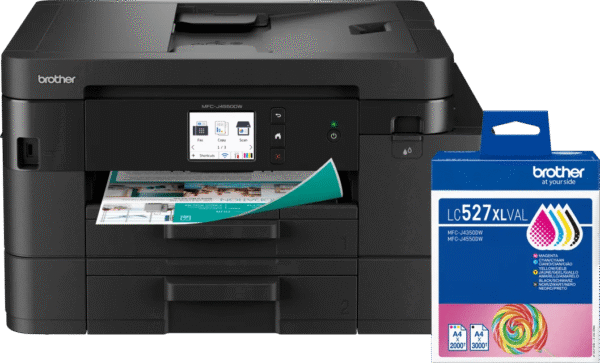 Brother MFC-J4550DW + 1 set extra XL cartridges