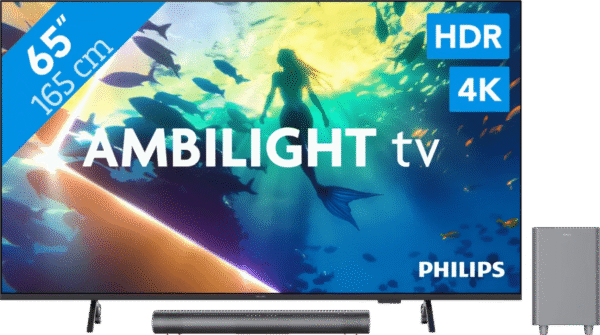 Philips Ambilight 65" PUS8000 4K (2025) + Philips TAB6100