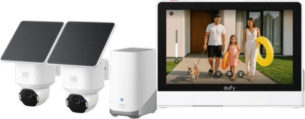 Eufy SoloCam E42 Duo Pack + HomeBase 3 + Smart Display E10