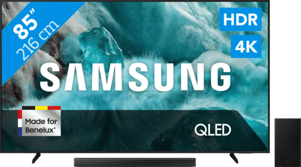Samsung 85" QLED 4K Q7FA (2025) + Samsung HW-B66CF Zwart