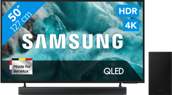 Samsung 50" QLED 4K Q7F4 (2025) + Samsung HW-B66CF Zwart