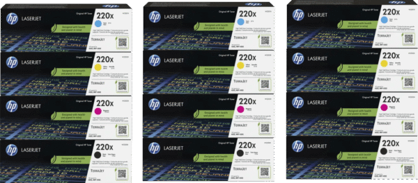 HP 220X LaserJet Toner Combo Pack (3 stuks)