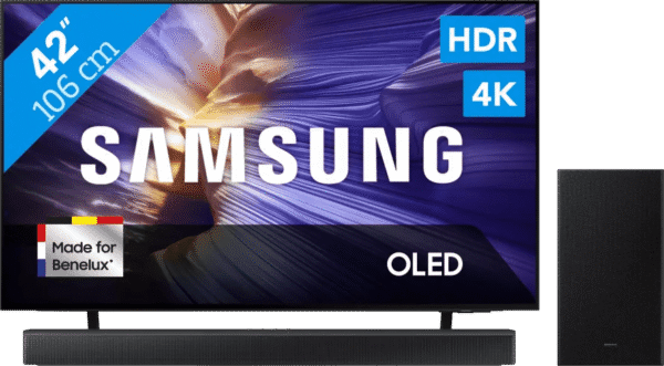 Samsung 42" OLED S90F (2025) + Samsung HW-B66CF Zwart