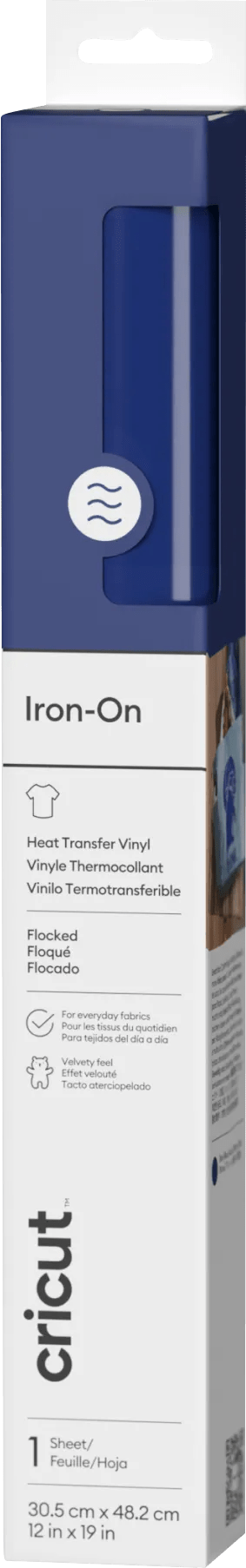 Cricut Flock Iron-On Blauw 30