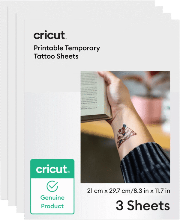 Cricut Printbare Vellen voor Tijdelijke Tatoeages A4 21 x 29