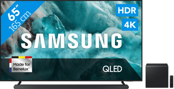 Samsung 65" QLED Q7F4 4K (2025) + Samsung HW-S800D Zwart