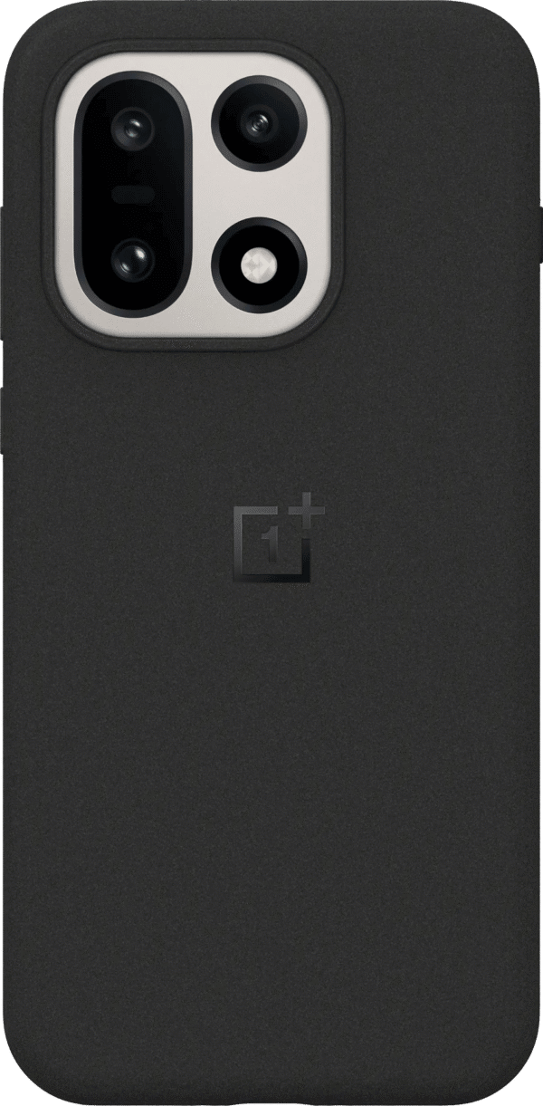 OnePlus 15 Sandstone Back Cover met Magneet Zwart