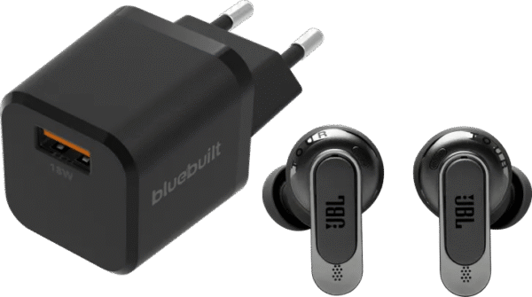 JBL Tour Pro 3 Zwart + BlueBuilt Quick Charge Oplader