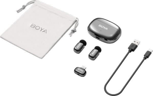 Boya Mini 2 Grijs voor Usb C en Lightning