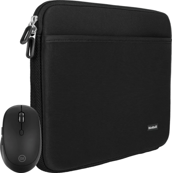 BlueBuilt Laptophoes 37 cm 15-16 inch S Zwart + Tradendum Muis